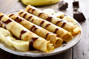 Franse crepes met banaan en nutella - Intowintersport Recept