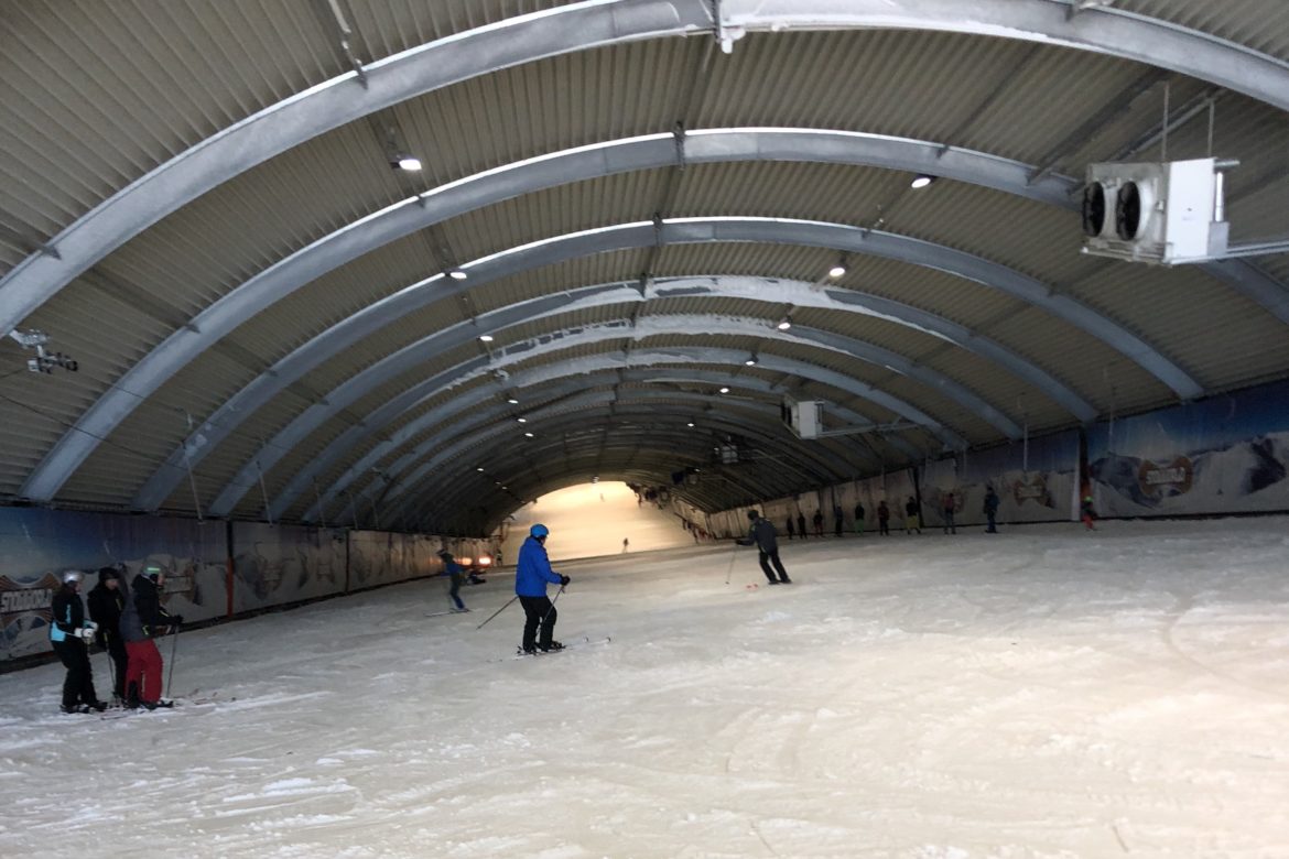 Waarom neem je les in een sneeuwhal?